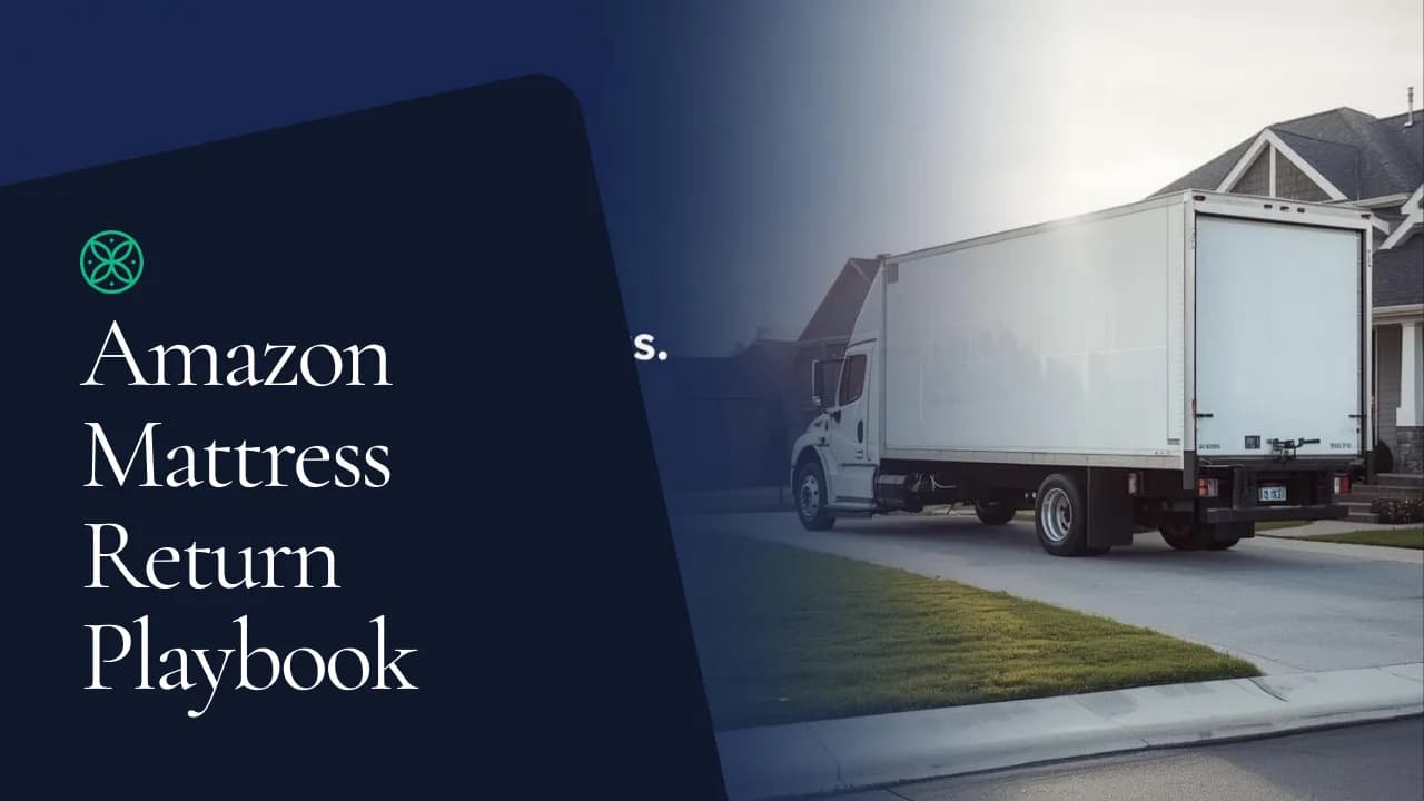 Amazon Mattress Return Playbook: Trials, Pickups, and Refunds Explained