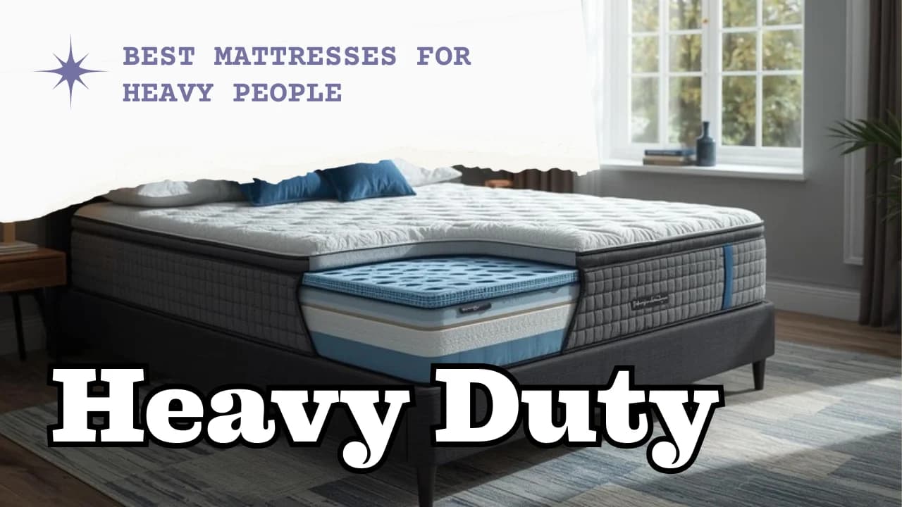 Best Mattresses for Heavy People (230+ lbs) on Amazon