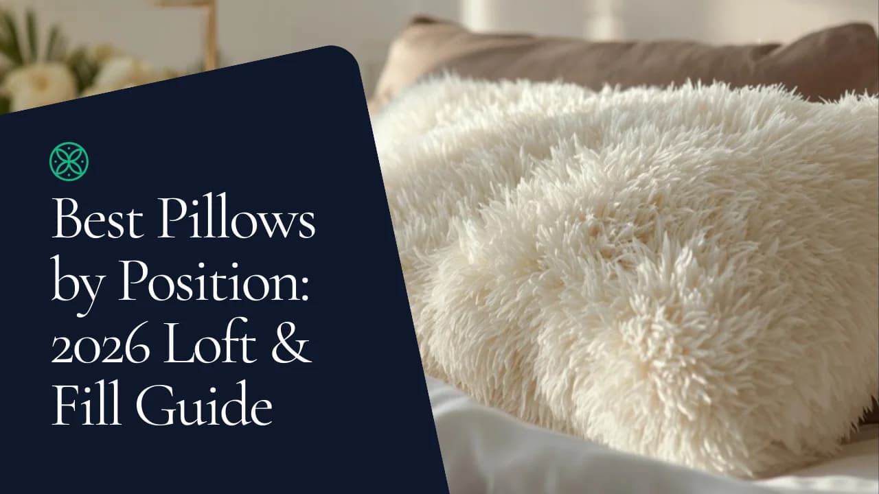 Best Pillows for Each Sleep Position: Complete Loft & Fill Guide