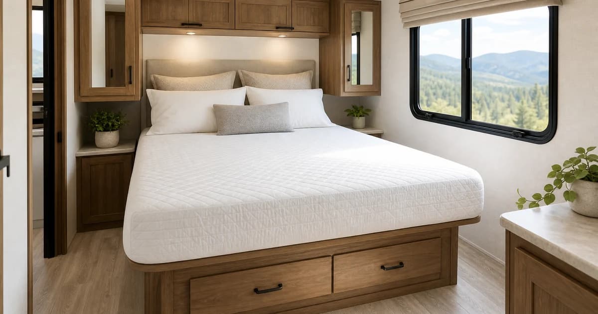 Best Short Queen RV Mattress (2026): Top 7 Picks for Campers