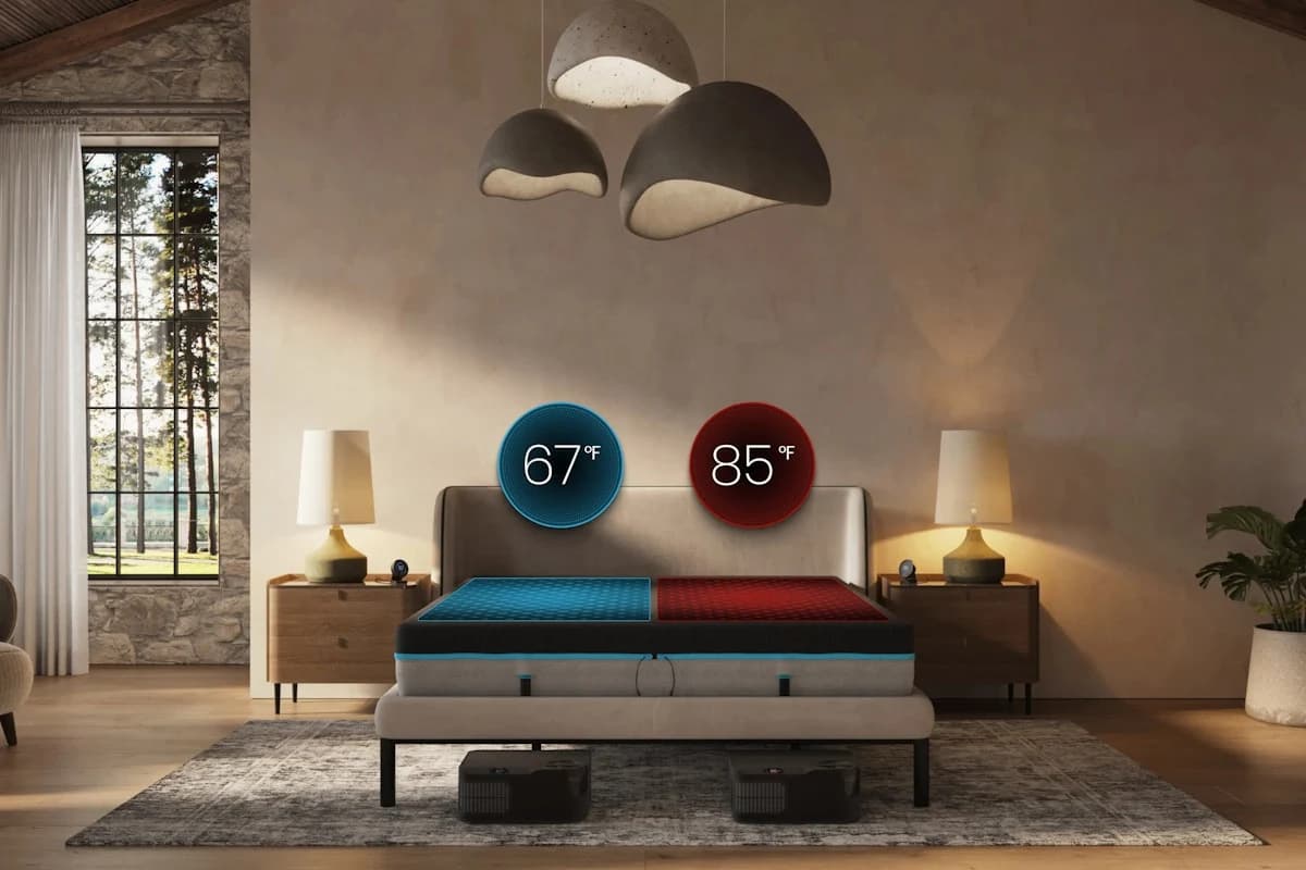 Chilipad 2.0 system pictured in Sleepme's official launch image