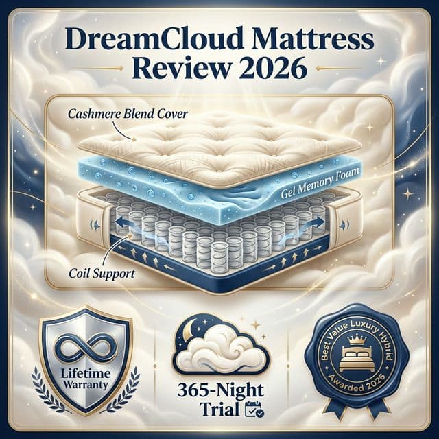 DreamCloud Mattress Lineup - Infographic