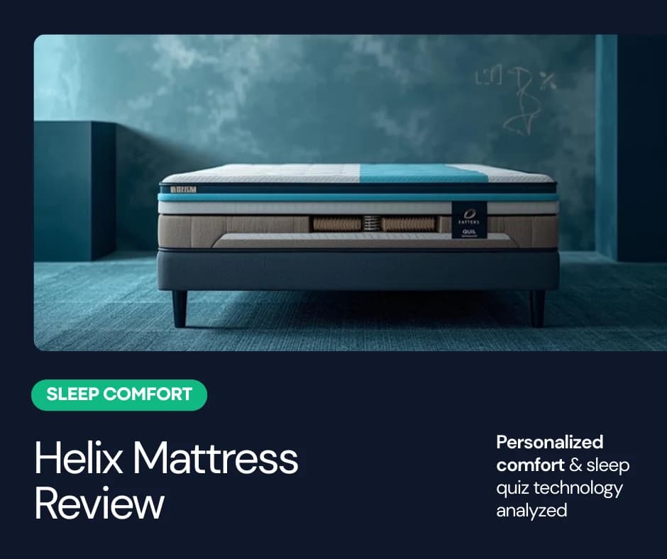 Helix Mattress Review 2026: Personalized Comfort Through Sleep Quiz Technology