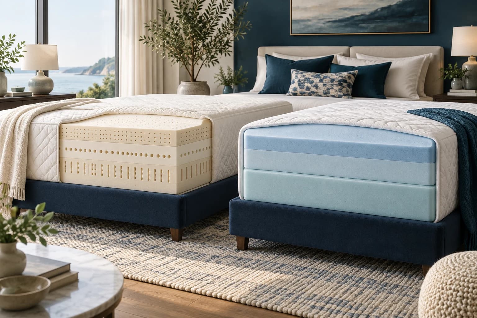 Latex vs. Memory Foam Mattress: Compare the Whole Construction