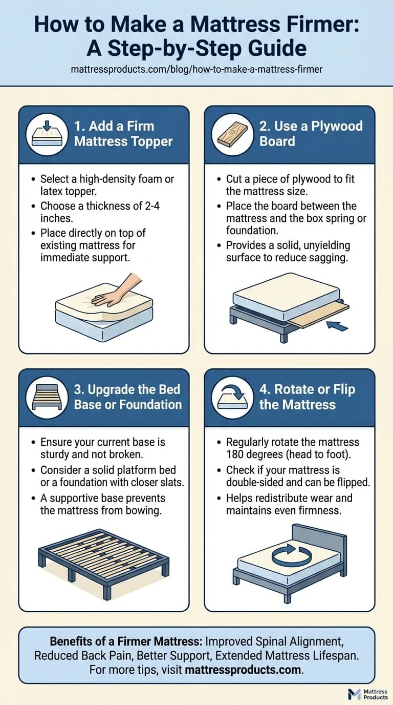 Mattress firming techniques guide