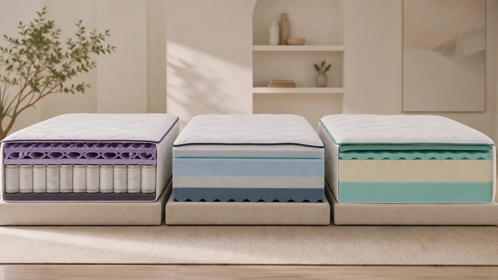 Purple vs Casper vs Nectar: Compare the Exact Models