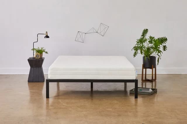 Sleep On Latex manufacturer front view of the Pure Green Organic Latex Mattress.