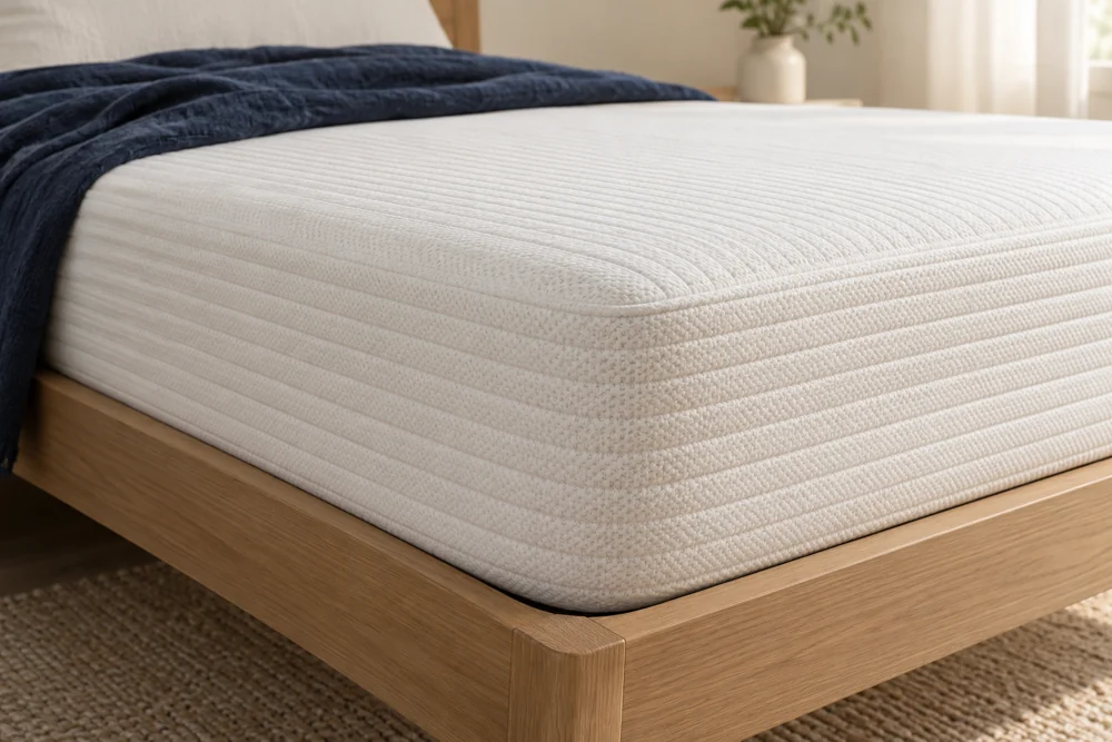 Our original AI-generated reference of an unbranded mattress, not the named product