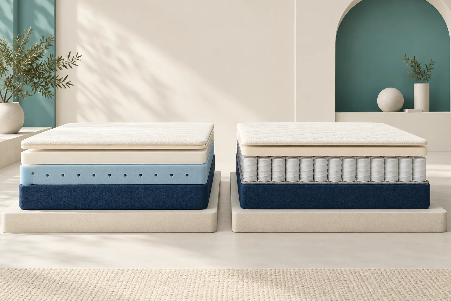 Best Extra-Firm Mattresses: Plank Foam vs Hybrid, Explained