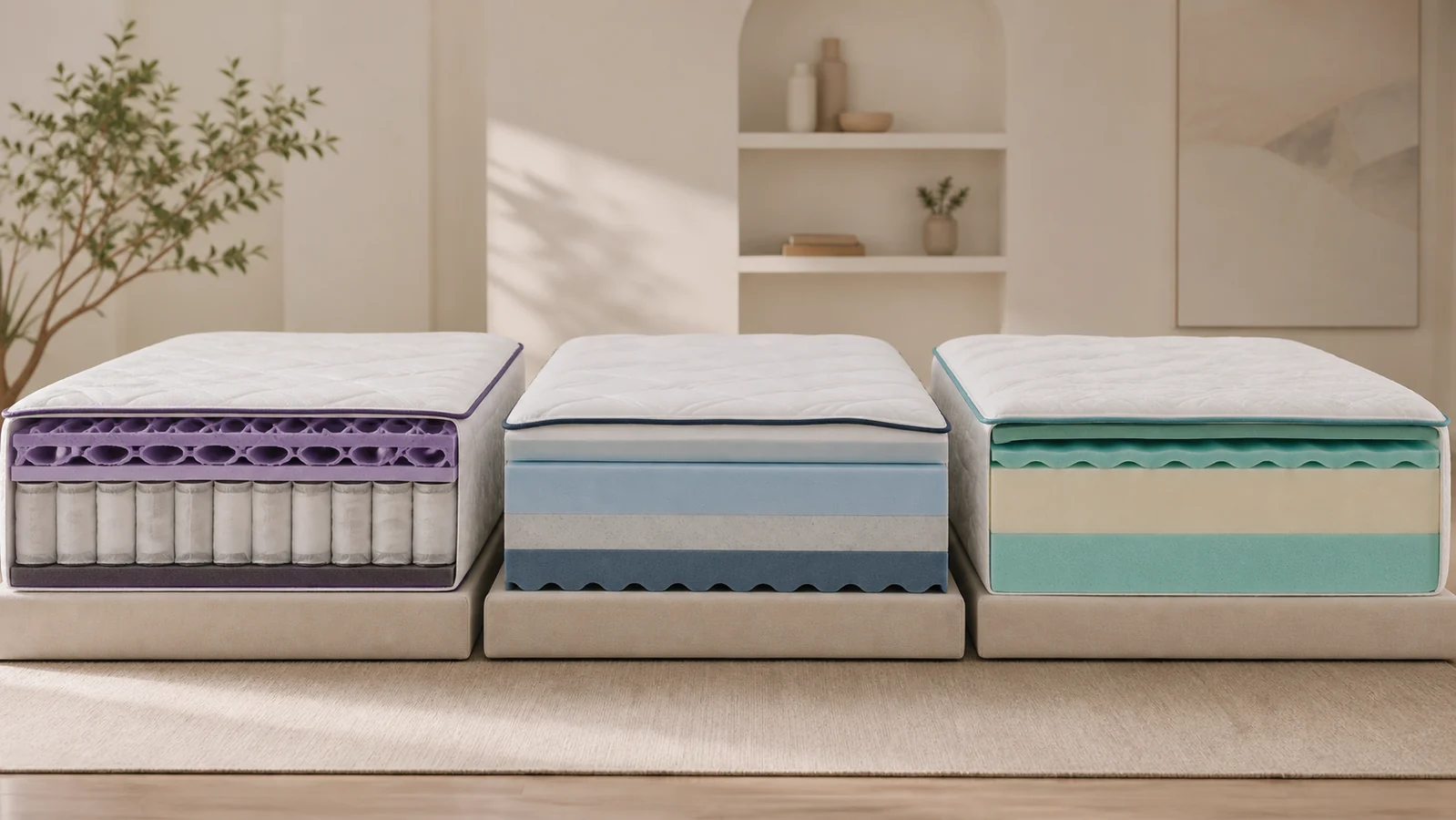 Purple vs Casper vs Nectar: Compare the Exact Models