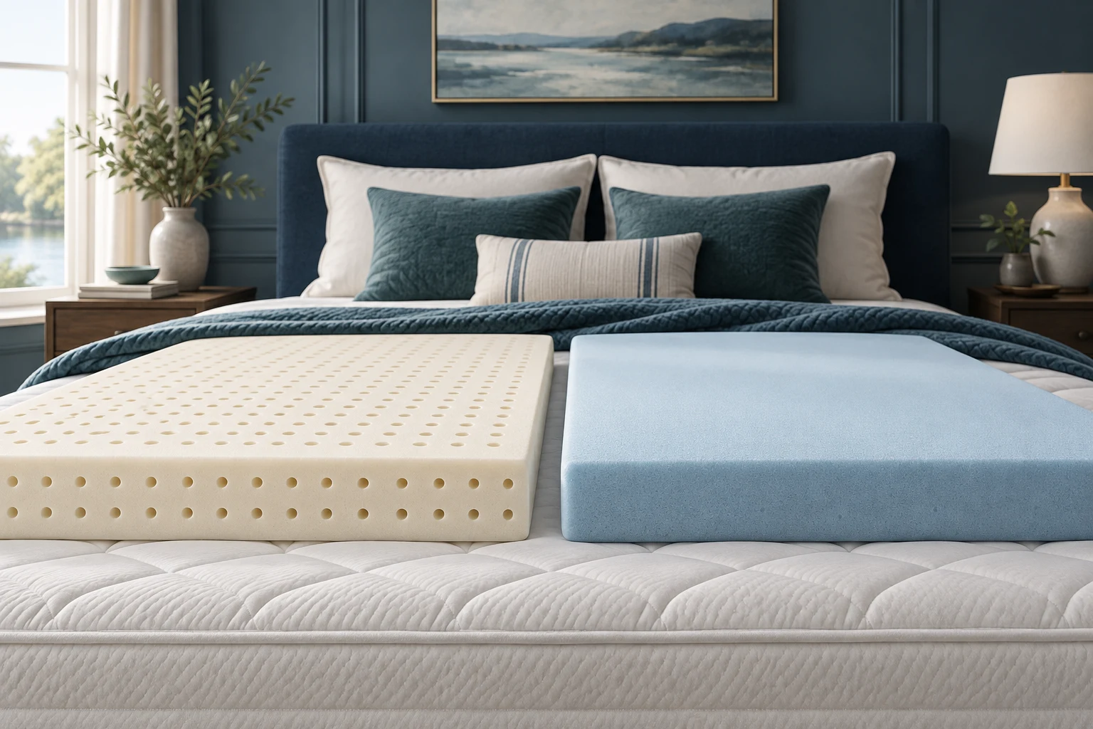 Latex vs. Memory Foam Mattress Topper: Choose the Feel You Need
